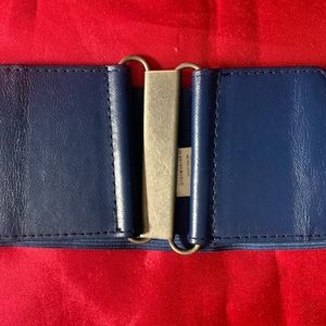 Belt elastic and leather